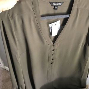 NWT Express Button down Blouse
